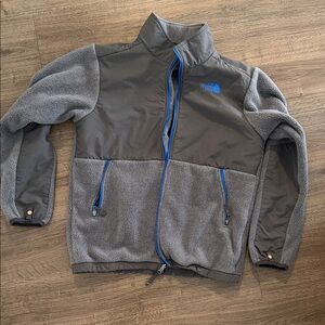The North Face Charcoal and Cobalt Jacket